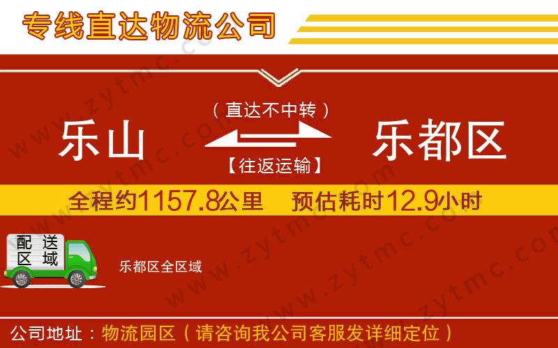 樂(lè)山到樂(lè)都區(qū)物流專線